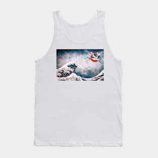 Japanese Red Crown Crane Tank Top